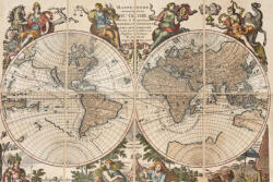 Dimex Vlies Fotótapéta - Old Map Reproduction - 375x250 cm (MS-5-1538)