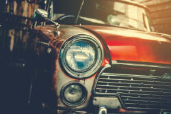 Dimex Vlies Fotótapéta - Headlight lamp vintage cars - 375x250 cm (MS-5-2731)