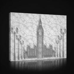 Consalnet Big Ben, vászonkép, 60x40 cm méretben (C5-2643O4)