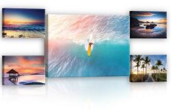 Consalnet Vászonkép, 5 darabos Tenger variálható elrendezésben (C5-12778S14)