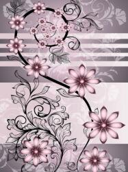 Consalnet Virág minta poszter, fotótapéta, Vlies (184x254 cm, álló) (C1-1200V4A)