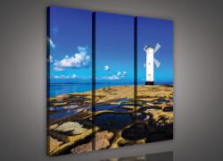 Consalnet Szélmalom, 3 darabos vászonkép, 90x80 cm méretben (C5-20067S6)