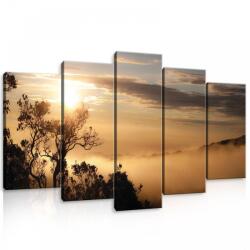 Consalnet Vászonkép 5 darabos, Őszi naplemente 100x60 cm méretben (C5-10137S17)