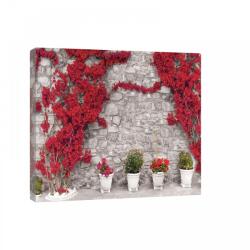 Consalnet Falra futott virágok, vászonkép, 60x40 cm méretben (C5-20008O4)