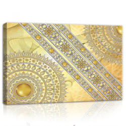 Consalnet Sárga mandala, vászonkép, 60x40 cm méretben (C5-10118O4)