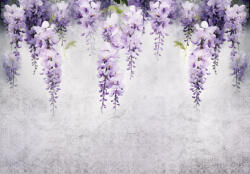 Consalnet Lelógó lila wisteria poszter, fotótapéta (400 x 280 cm) (C1-14872VX8)