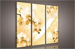 Consalnet Orchidea minta, 3 darabos vászonkép, 90x80 cm méretben (C5-875S6)