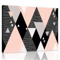 Consalnet Vászonkép, Háromszögek, 100x75 cm méretben (C5-10752O1)