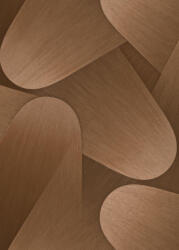 Erismann Selyemfényű modern grafikai mintás tapéta bronz-barna (Elysium 10423-48) (10423-48)