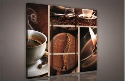 Consalnet Kávé, 3 darabos vászonkép, 90x80 cm méretben (C5-175S6)