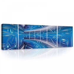 Consalnet 3D Absztrakt, vászonkép, 145x45 cm méretben (C5-10073O3)