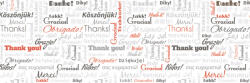 Dimex THANK YOU öntapadós konyhai poszter, 180x60 cm (KI-180-094)
