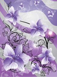 Consalnet Virág minta poszter, fotótapéta, Vlies (206x275 cm, álló) (C1-1236VEA)