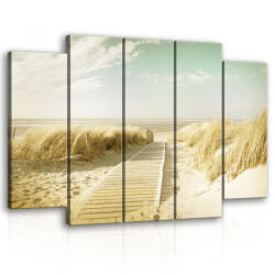 Consalnet Vászonkép, 5 darabos Út a tengerhez 150x100 cm méretben (C5-11600S12)