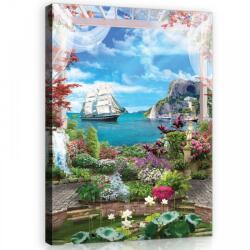 Consalnet Vitorlás hajó, vászonkép, 40x60 cm méretben (C5-11425O4)