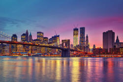 Dimex Vlies Fotótapéta - Manhattan at Dusk - 375x250 cm (MS-5-3009)