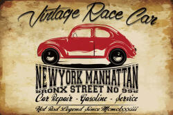 Dimex Vlies Fotótapéta - Retro Red Car - 375x250 cm (MS-5-2135)