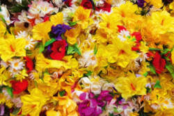 Dimex Vlies Fotótapéta - Digital art painting canvas - 375x250 cm (MS-5-1985)