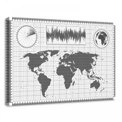 Consalnet Térkép, vászonkép, 70x50 cm méretben (C5-10944O7)