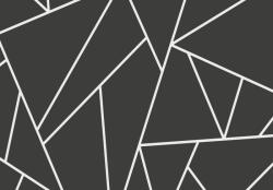 Consalnet Geometria - fekete-fehér poszter, fotótapéta, Vlies (350 x 250 cm) (C1-15139VX7)