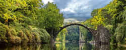 Dimex ARCH BRIDGE fotótapéta, poszter, vlies alapanyag, 375x150 cm (MP-2-0060)