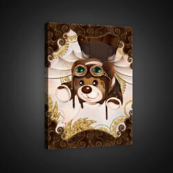 Consalnet Vászonkép, Steampunk medve, 80x60 cm méretben (C5-1720O6)