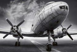 Dimex Vlies Fotótapéta - Airplane on a runway - 375x250 cm (MS-5-2833)