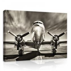 Consalnet Repülőgép, vászonkép, 70x50 cm méretben (C5-11728O7)