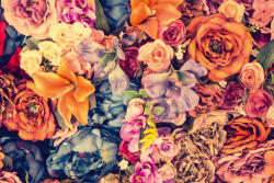 Dimex Vlies Fotótapéta - Vintage flower - 375x250 cm (MS-5-1284)