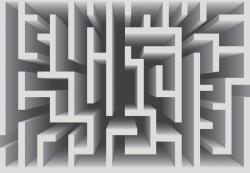 Consalnet Labirintus poszter, fotótapéta, Vlies (368 x 254 cm) (C1-2450V8)