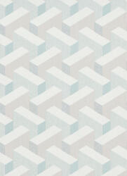 Erismann Fehér-kék-barna 3D mintás tapéta (Collage 10382-35) (10382-35)