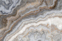 Dimex Vlies Fotótapéta - grey curly marble - 375x250 cm (MS-5-2471)