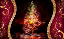 Consalnet Virág minta poszter, fotótapéta, Vlies (104 x 70, 5 cm) (C1-1820VEM)