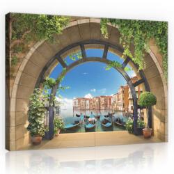 Consalnet Vászonkép, Gondolák, 100x75 cm méretben (C5-11511O1)