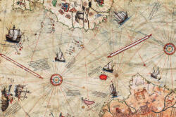 Dimex Vlies Fotótapéta - Map of Piri Reis - 375x250 cm (MS-5-1520)