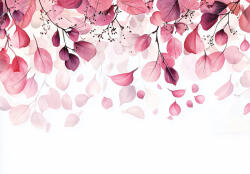 Consalnet Rózsaszín lelógó levelek poszter, fotótapéta, Vlies (250 x 175 cm) (C1-15514VX5)