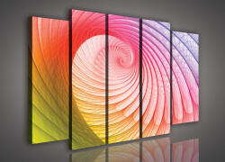 Consalnet Vászonkép, 5 darabos Spirál 150x100 cm méretben (C5-183S12)