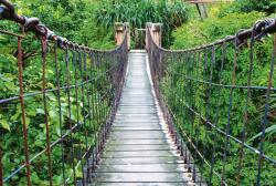 Dimex FOOTBRIDGE fotótapéta, poszter, vlies alapanyag, 375x250 cm (MS-5-0084)