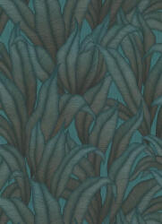 Erismann Türkiz-aranybarna hosszú leveles tapéta (Fashion for Walls 10371-19) (10371-19)
