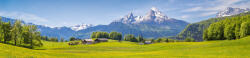 Dimex IDYLLIC ALPINE VIEW öntapadós konyhai poszter, 260x60 cm (KI-260-135)