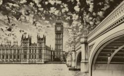 Consalnet Big Ben poszter, fotótapéta (416 x 254 cm) (C1-845VEXXXL)