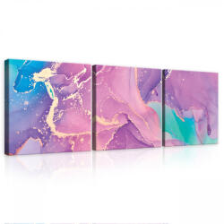 Consalnet Vászonkép 3 darabos, Márvány minta, 3 db 25x25 cm méret (C5-14147S13)