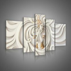 Consalnet Vászonkép, 5 darabos, Medusa 170x100 cm méretben (C5-2137S4A)