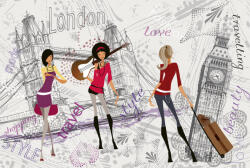 Dimex LONDON STYLE fotótapéta, poszter, vlies alapanyag, 375x250 cm (MS-5-0332)