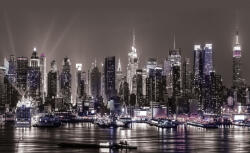 Consalnet New York éjjel poszter, fotótapéta (208 x 146 cm) (C1-1311VEXL)