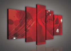 Consalnet Vászonkép, 5 darabos, Rózsa 170x100 cm méretben (C5-126S4A)