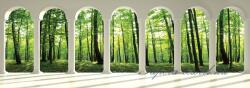 Consalnet Erdő a boltíveken át vlies poszter, fotótapéta 2676VEEXXXL /832x254 cm/ (2676-VEE-XXXL)