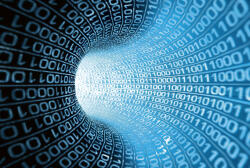 Dimex BINARY STREAM fotótapéta, poszter, vlies alapanyag, 375x250 cm (MS-5-0283)