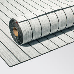 DMS Öntapadós PVC panel, 280 x 60 cm, Világos szürke lambéria minta (PSDR-0015)