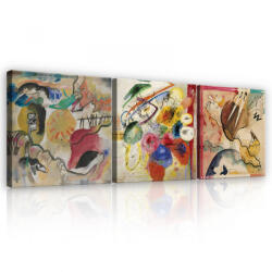 Consalnet Vászonkép 3 darabos, Modern absztrakt, 3 db 25x25 cm méret (C5-12194S13)